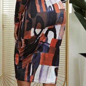 BlushMark Color Block Dress